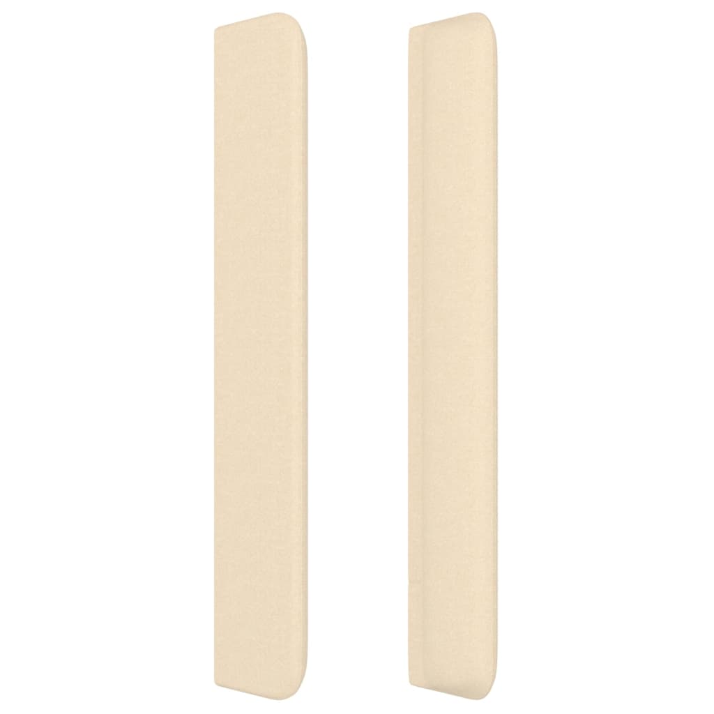 Testiera ad Orecchio Crema 103x16x118/128 cm in Tessuto 3120009