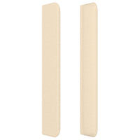 Testiera ad Orecchio Crema 103x16x118/128 cm in Tessuto 3120009