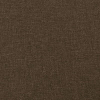 Testiera ad Orecchio-Testata con Orecchie MarroneScuro147x16x118/128cm inTessuto 671793