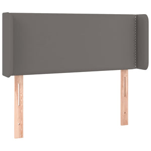 Testiera a LED Grigio 103x16x78/88 cm in Similpelle 3123184