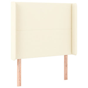 Testiera a LED crema 93x16x118/128 cm in Similpelle cod mxl 49651