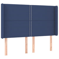 Testiera a LED Blu 147x16x118/128 cm in Tessuto cod mxl 33334