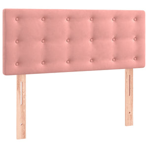 Giroletto a Molle con Materasso Rosa 80x200 cm in Velluto cod mxl 76659