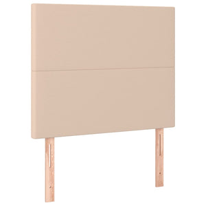 Giroletto a Molle con Materasso-Struttura Letto con Materasso Cappuccino 80x200 cm Similpelle 400739