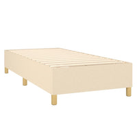 Letto a Molle con Materasso e LED Crema 90x190 cm in Tessuto cod mxl 61976