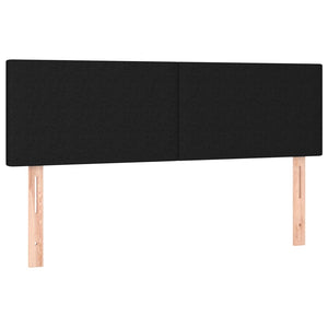 Giroletto a Molle con Materasso Nero 140x200 cm in Tessuto cod mxl 33703