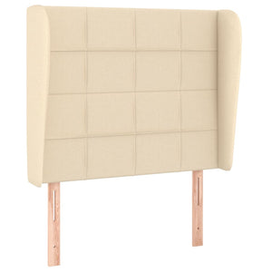 Giroletto a Molle con Materasso Crema 90x200 cm inTessuto 3127938