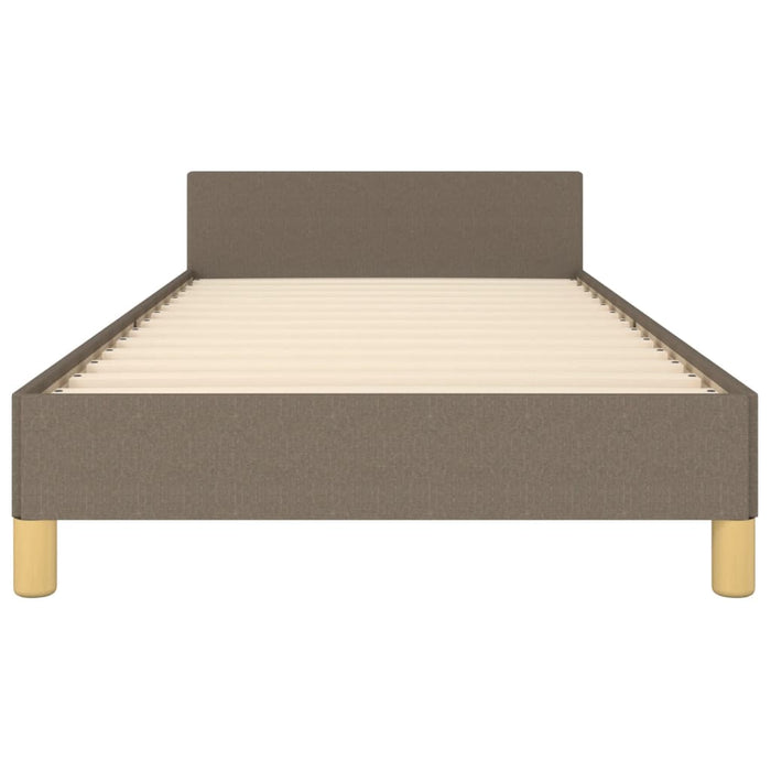 Giroletto senza Materasso-Struttura Letto Tortora 90x190 cm Tessuto 980830