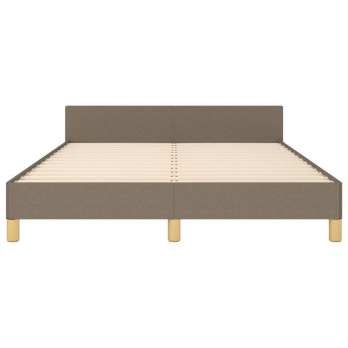 Giroletto senza Materasso-Struttura Letto Tortora 140x190 cm in Tessuto 742380