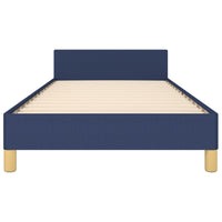 Giroletto senza Materasso Blu 90x200 cm in Tessuto 3125031