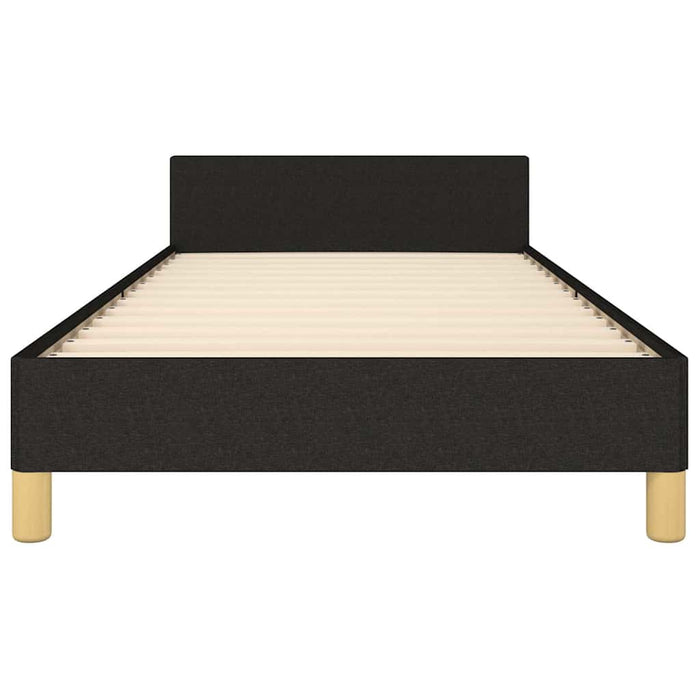 Giroletto senza Materasso-Struttura Letto Nero 80x200 cm Tessuto 699234