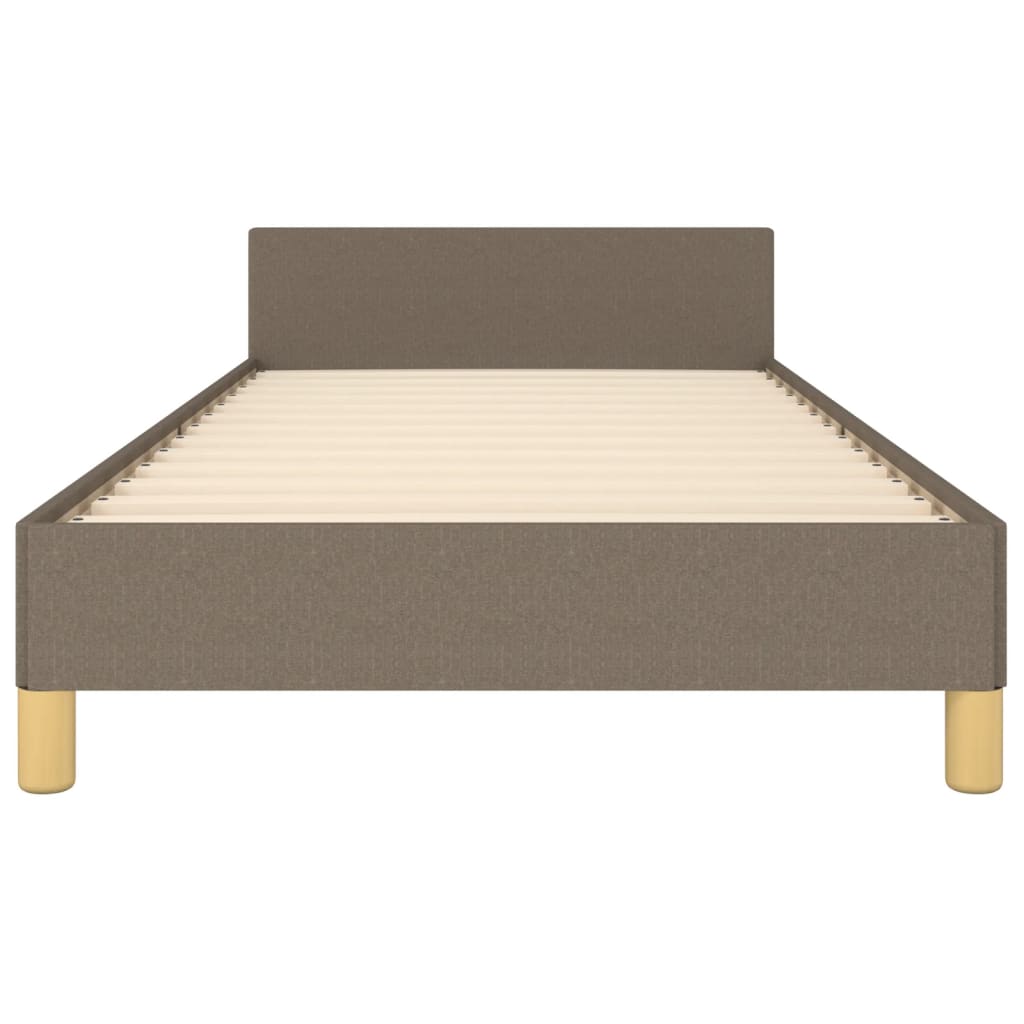 Giroletto con Testiera Tortora 90x200 cm in Tessuto 3125110