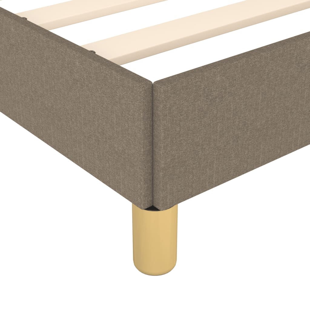 Giroletto con Testiera Tortora 90x200 cm in Tessuto 3125110
