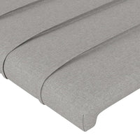 Giroletto senza Materasso Grigio Chiaro 100x200 cm Tessuto 3125114
