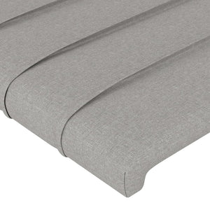 Giroletto senza Materasso Grigio Chiaro 100x200 cm Tessuto 3125114