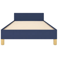 Giroletto senza Materasso Blu 100x200 cm in Tessuto 3125120