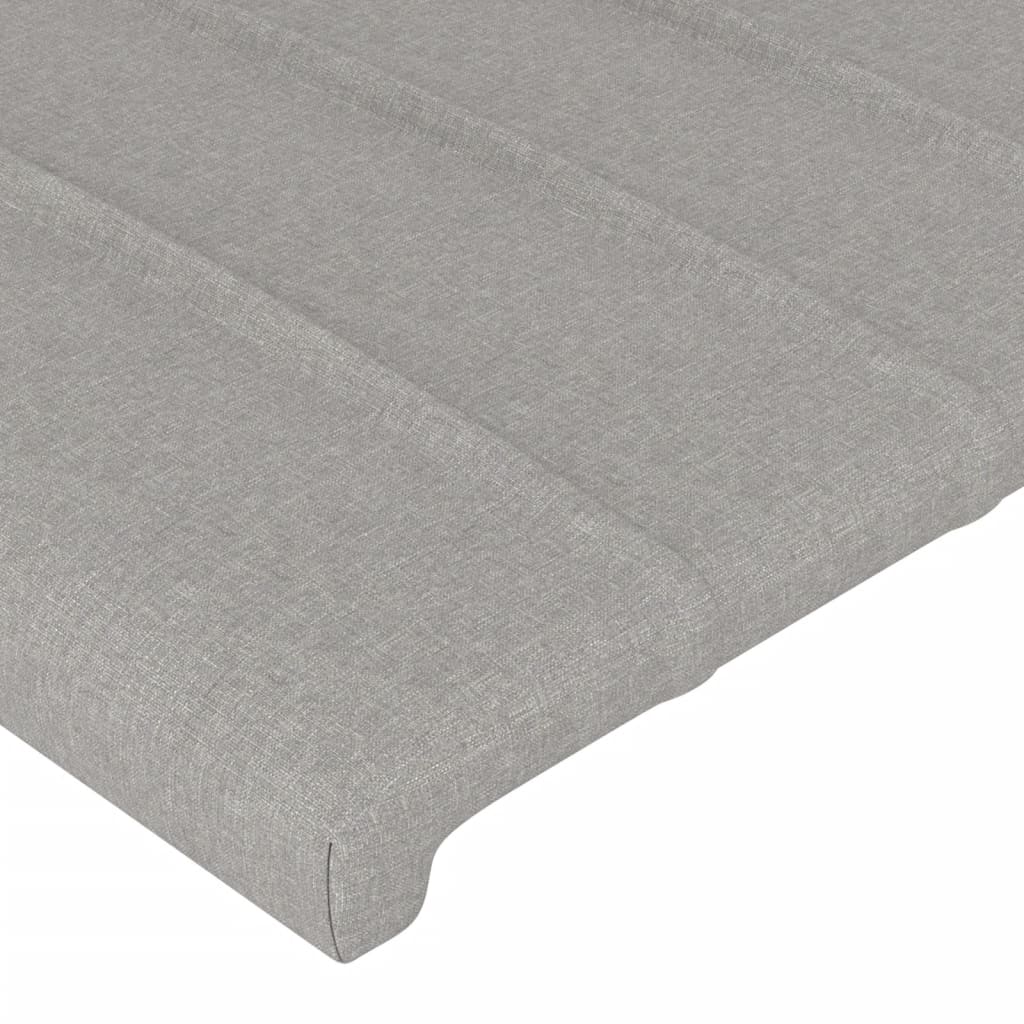 Giroletto senza Materasso Grigio Chiaro 100x200 cm Tessuto 3125195
