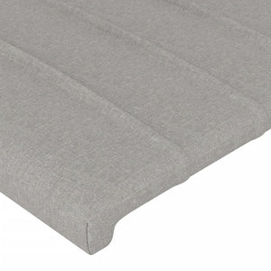 Giroletto senza Materasso Grigio Chiaro 100x200 cm Tessuto 3125195