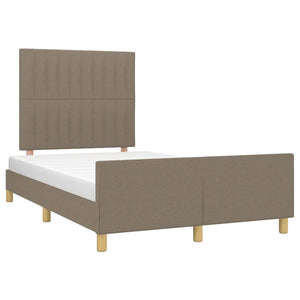 Giroletto senza Materasso-Struttura Letto Tortora 120x200 cm Tessuto 463841