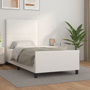 Giroletto con Testiera Bianco 80x200 cm in Similpelle cod mxl 65346