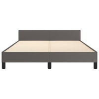 Giroletto con Testiera Crema 140x190 cm in Similpelle 3125449