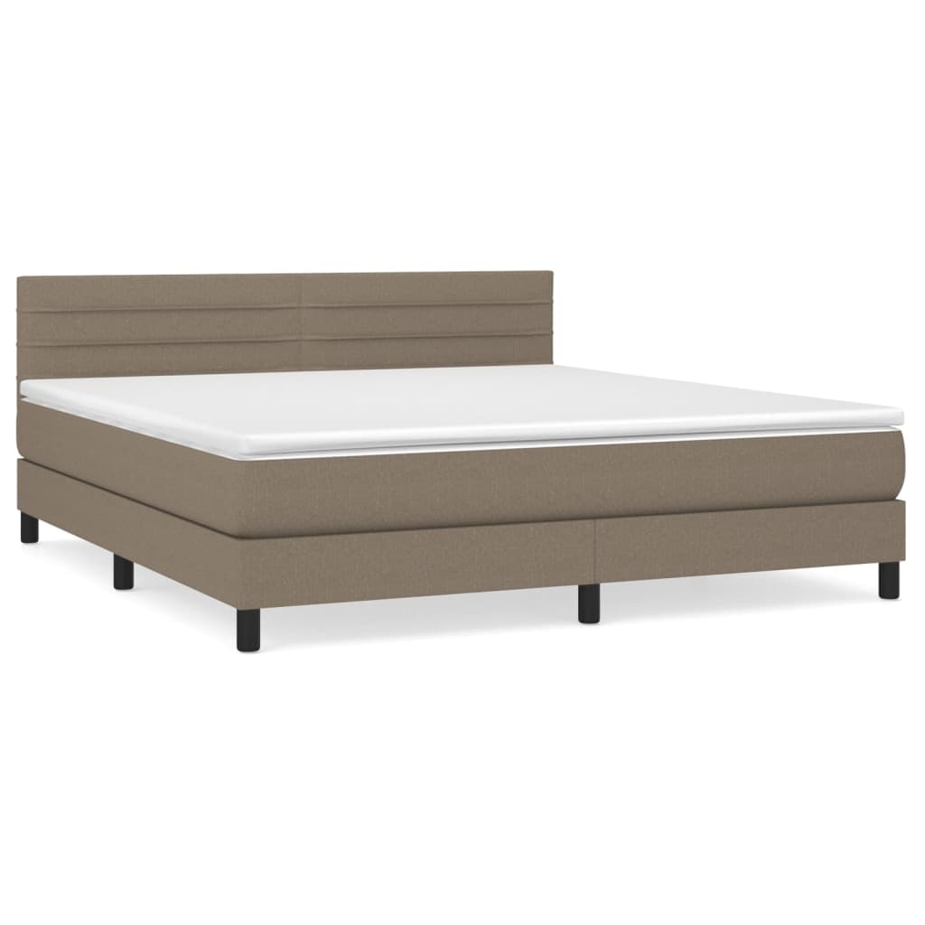 Giroletto a Molle con Materasso Tortora 160x200 cm in Tessutocod mxl 99502