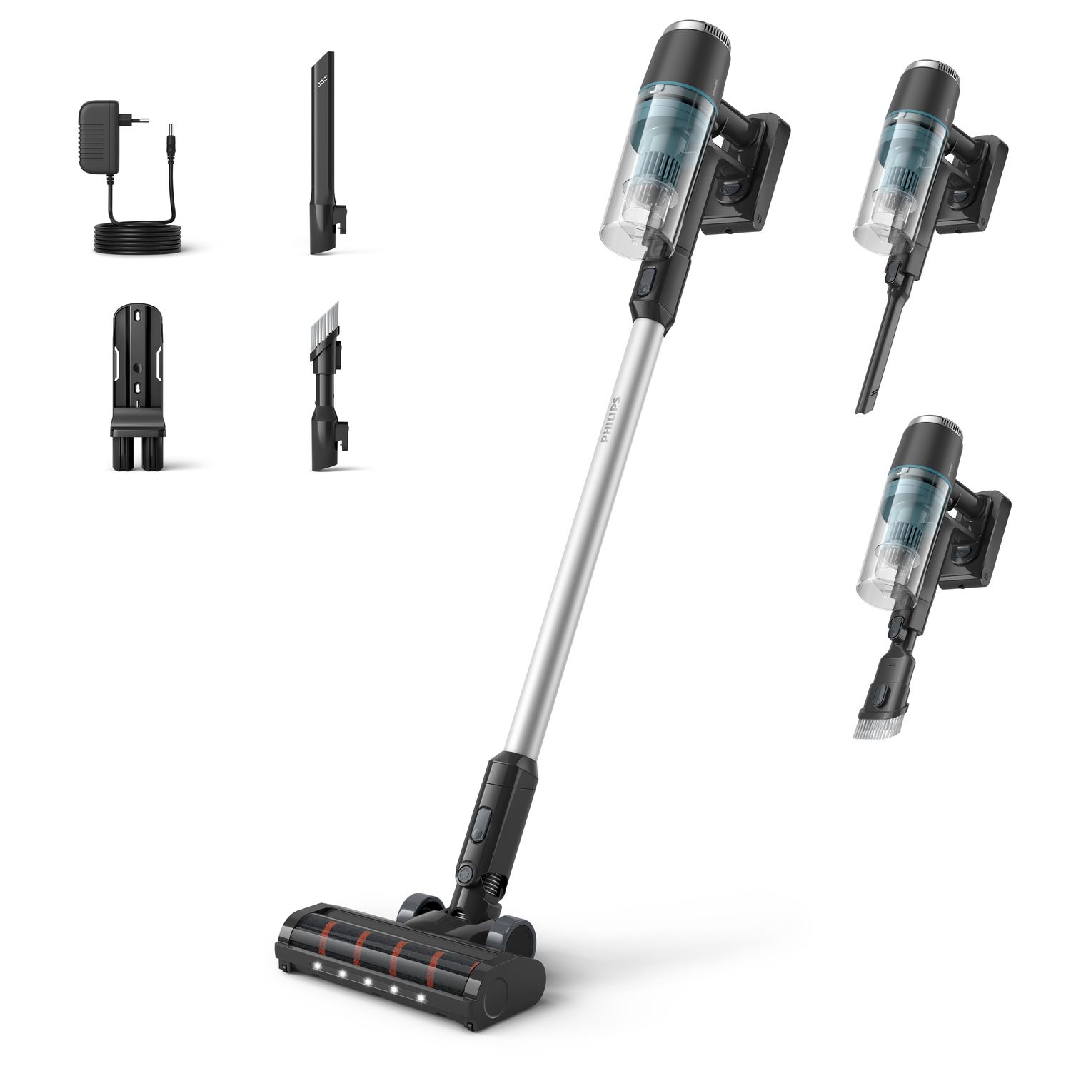 Aspirapolvere scopa elettrica batte philips xc3031/01 cyclone led