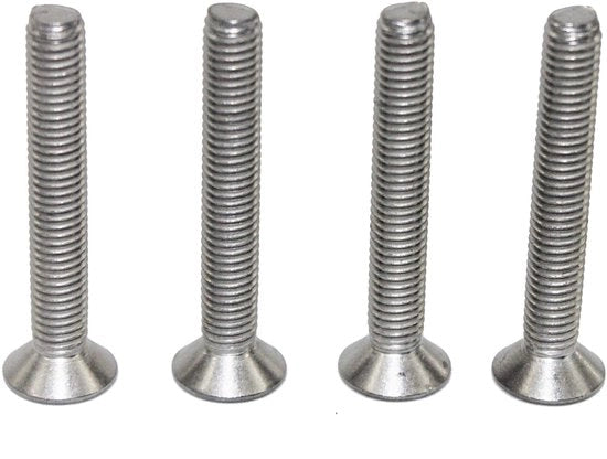Viti Sottoposte M8 x 80 - Acciaio Inossidabile A2 - 5 Unità - Filettatura Completa - Testa a Viti - Connettivi a Viti - Viti