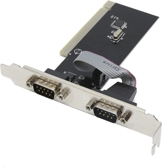 Adattatore PCI a COM 9-pins - Carta seriale Express RS232 PCIe - Controllore I/O veloce - Incluso CD driver.