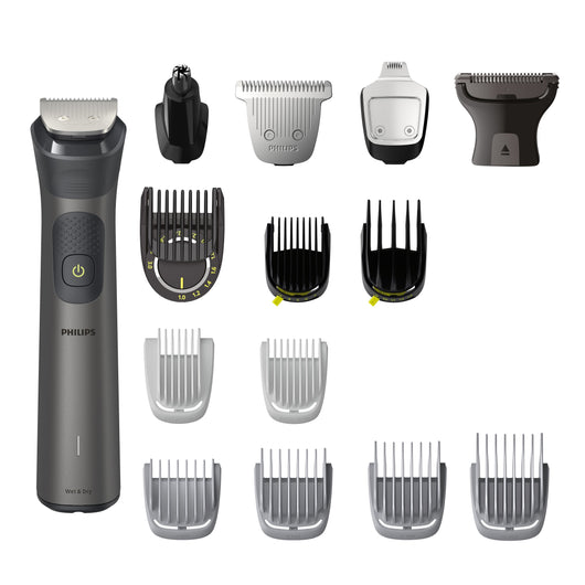 Philips multigroom series 7000 rasoio rifinitore all-in-one 15 in 1 per viso, testa e corpo mg7940/15
