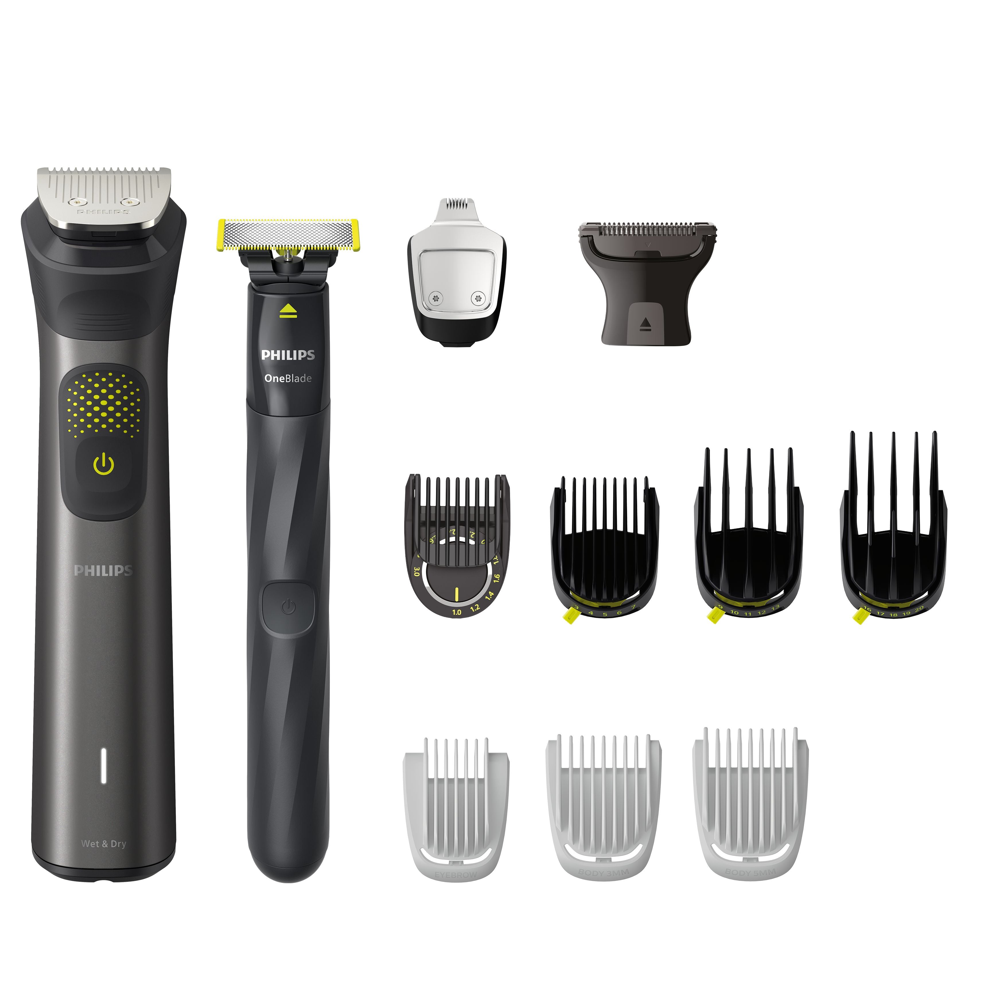 Philips grooming kit all in one kit 2 pezzi rifinitore e oneblade - MG9540/15