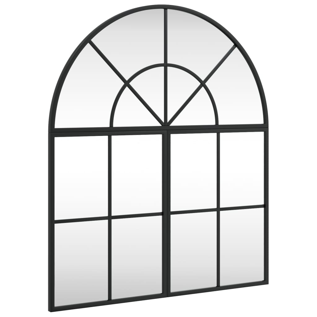 Specchio da Parete Nero 60x70 cm Arco in Ferrocod mxl 83423