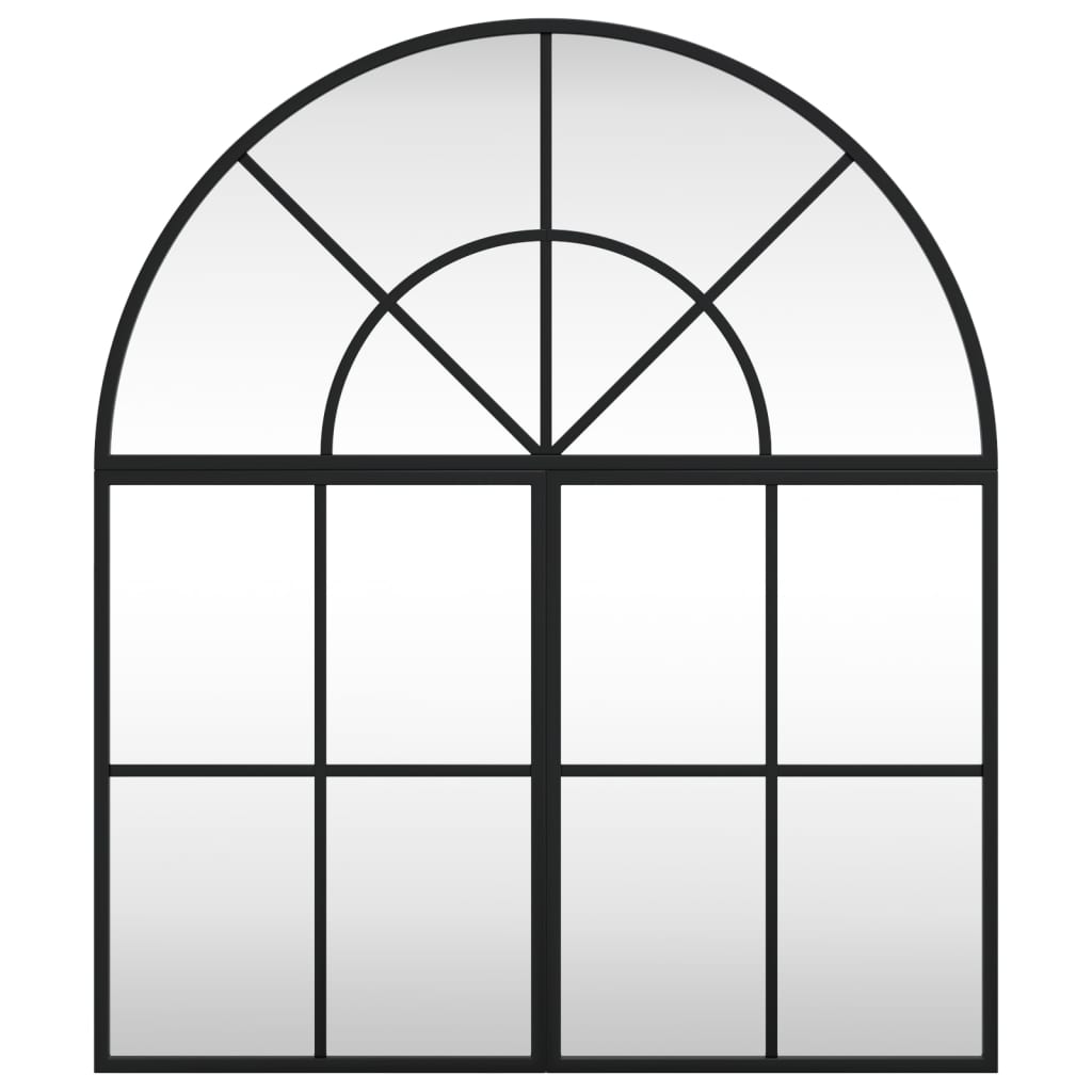 Specchio da Parete Nero 60x70 cm Arco in Ferrocod mxl 83423