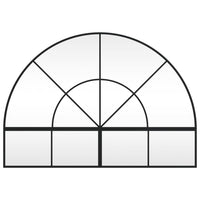 Specchio da Parete Nero 100x70 cm Arco in Ferrocod mxl 83429