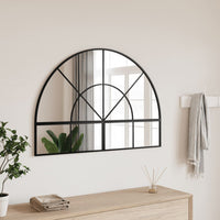 Specchio da Parete Nero 100x70 cm Arco in Ferrocod mxl 83429