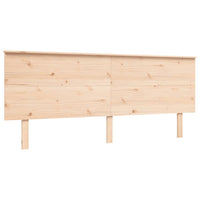 Giroletto con Testiera 200x200 cm in Legno Massello 3195241