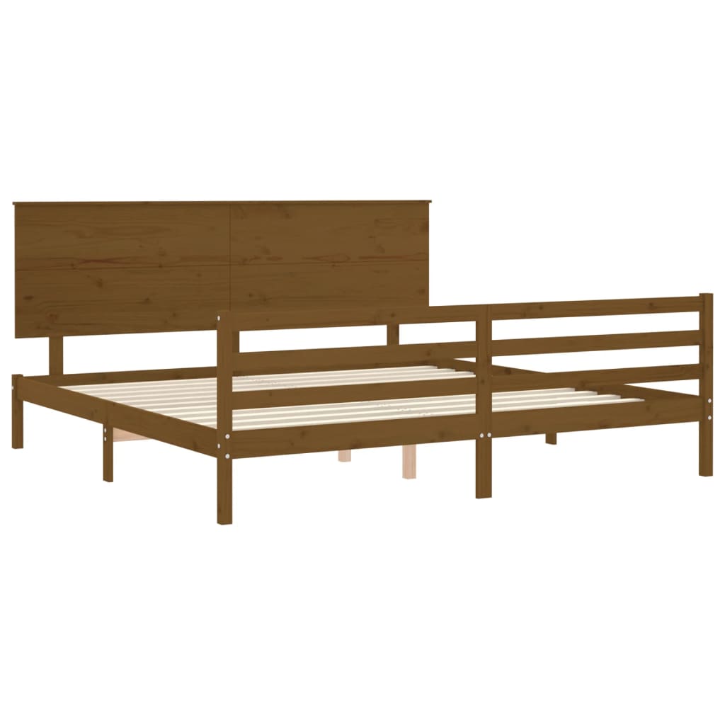 Giroletto senza Materasso Ambra 200x200 Legno Massello 3195244