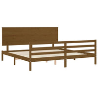 Giroletto senza Materasso Ambra 200x200 Legno Massello 3195244