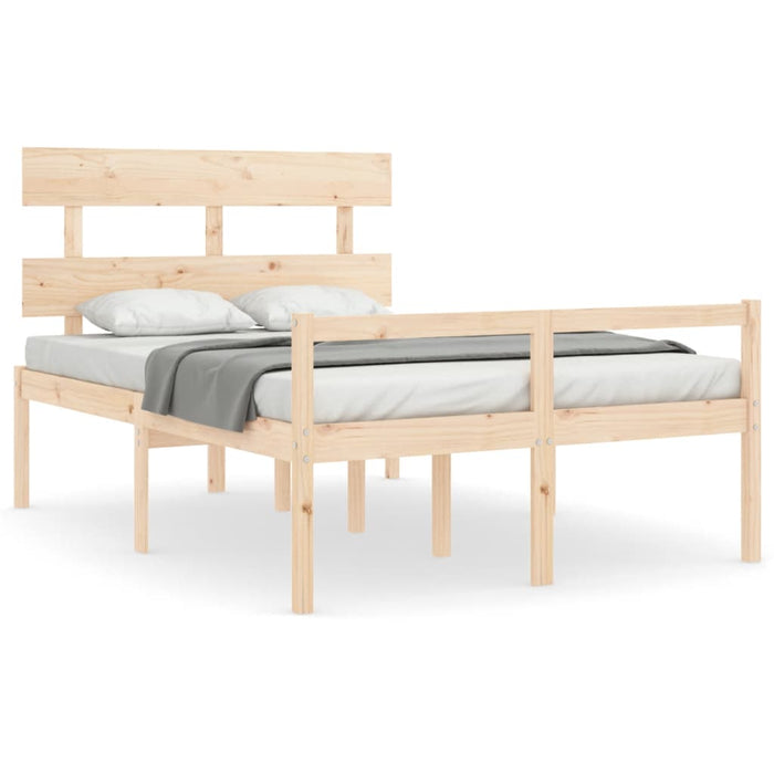 Letto per Anziani con Testiera Small Double in Legno Massello 3195321