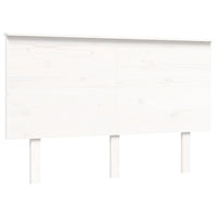 Letto per Anziani Bianco Testiera Small Double Legno Massello 3195452