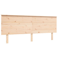 vidaXL Letto per Anziani con Testiera 200x200 cm in Legno Massello