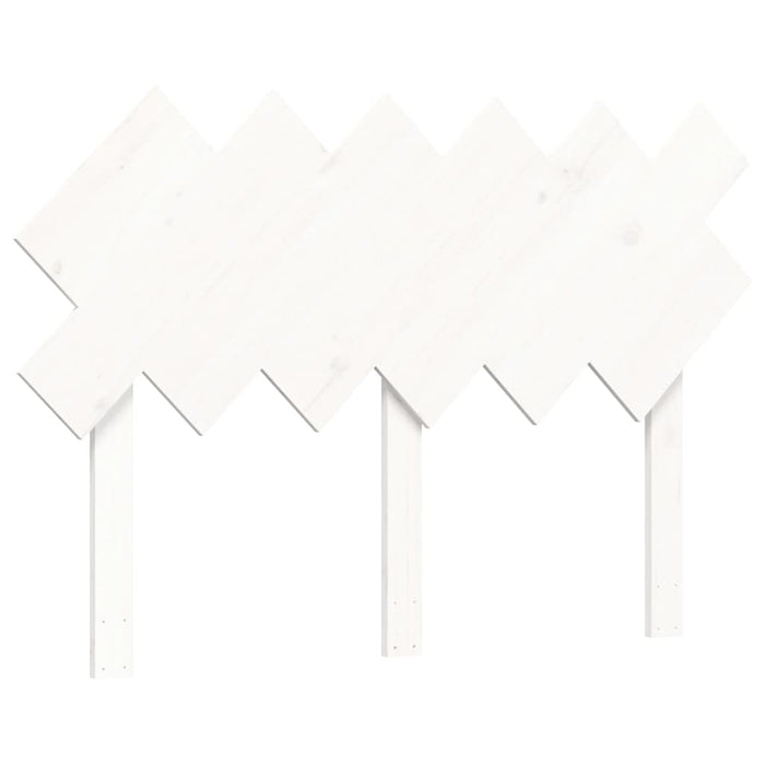 vidaXL Letto per Anziani Bianco Testiera Small Double Legno Massello