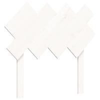 Letto per Anziani con Testiera Bianco 90x200 cm Legno Massello 3195532