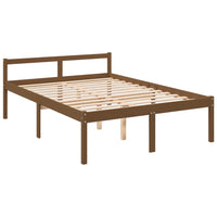 Letto Anziani senza Materasso Ambrato 140x200cm Legno Massello 3195549