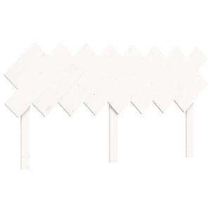 vidaXL Letto per Anziani con Testiera Bianco 160x200 cm Legno Massello