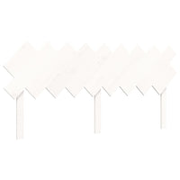 Letto per Anziani con Testiera Bianco Super King Legno Massello 3195562