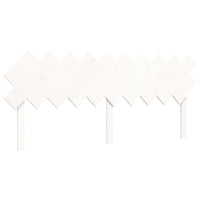 Letto per Anziani con Testiera Bianco 200x200 cm Legno Massello 3195567