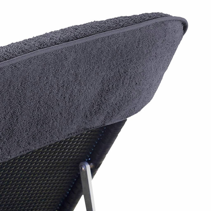 Asciugamani da Spiaggia 4pz Antracite 60x135 cm Tessuto 400 GSM 3157054