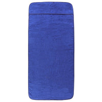 Asciugamani da Spiaggia 4pz Blu Reale 60x135 cm Tessuto 400 GSM