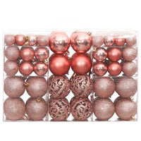 Palline di Natale 100 pz Rosa e Rosato 3 / 4 / 6 cm 356102